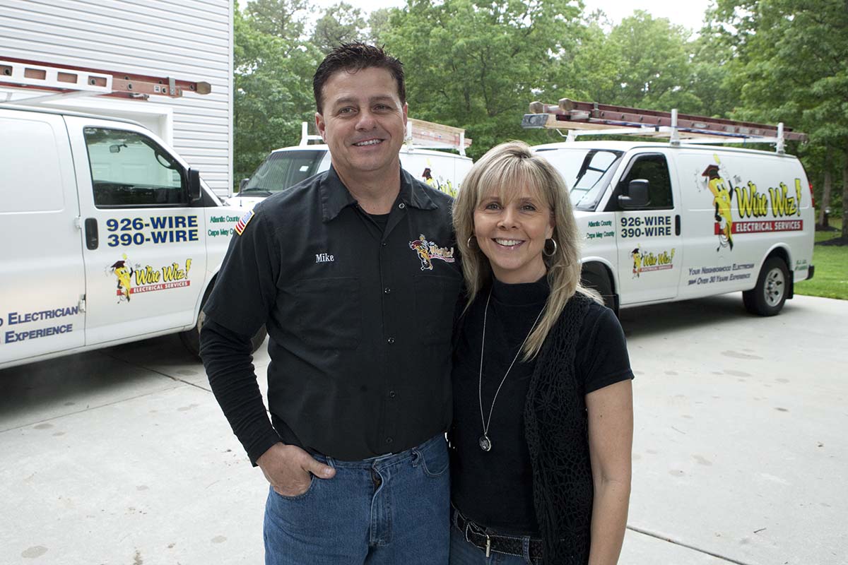 Virginia & Michael Darragh | Owners of Wire Wiz Electrician Services