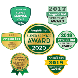 Angie's List Super Service Awards for 7 years