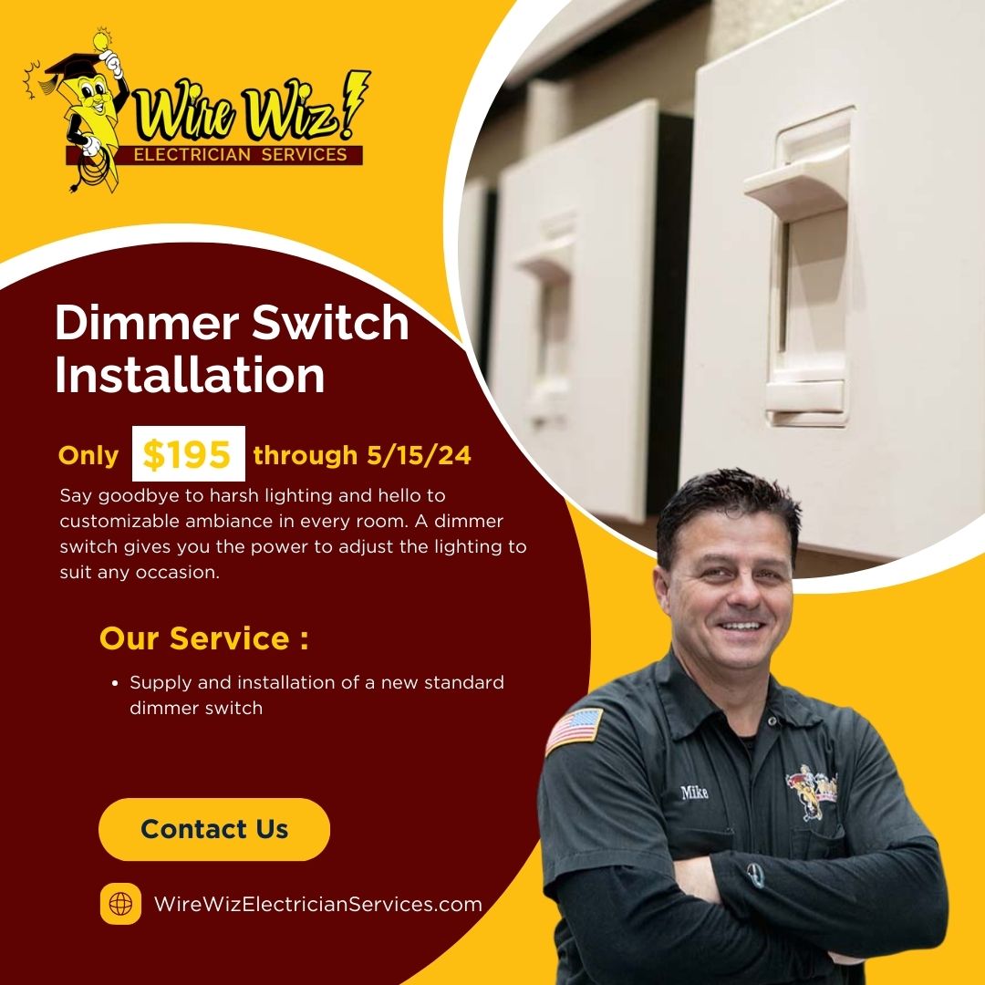 April Special: Dimmer Switch Installation