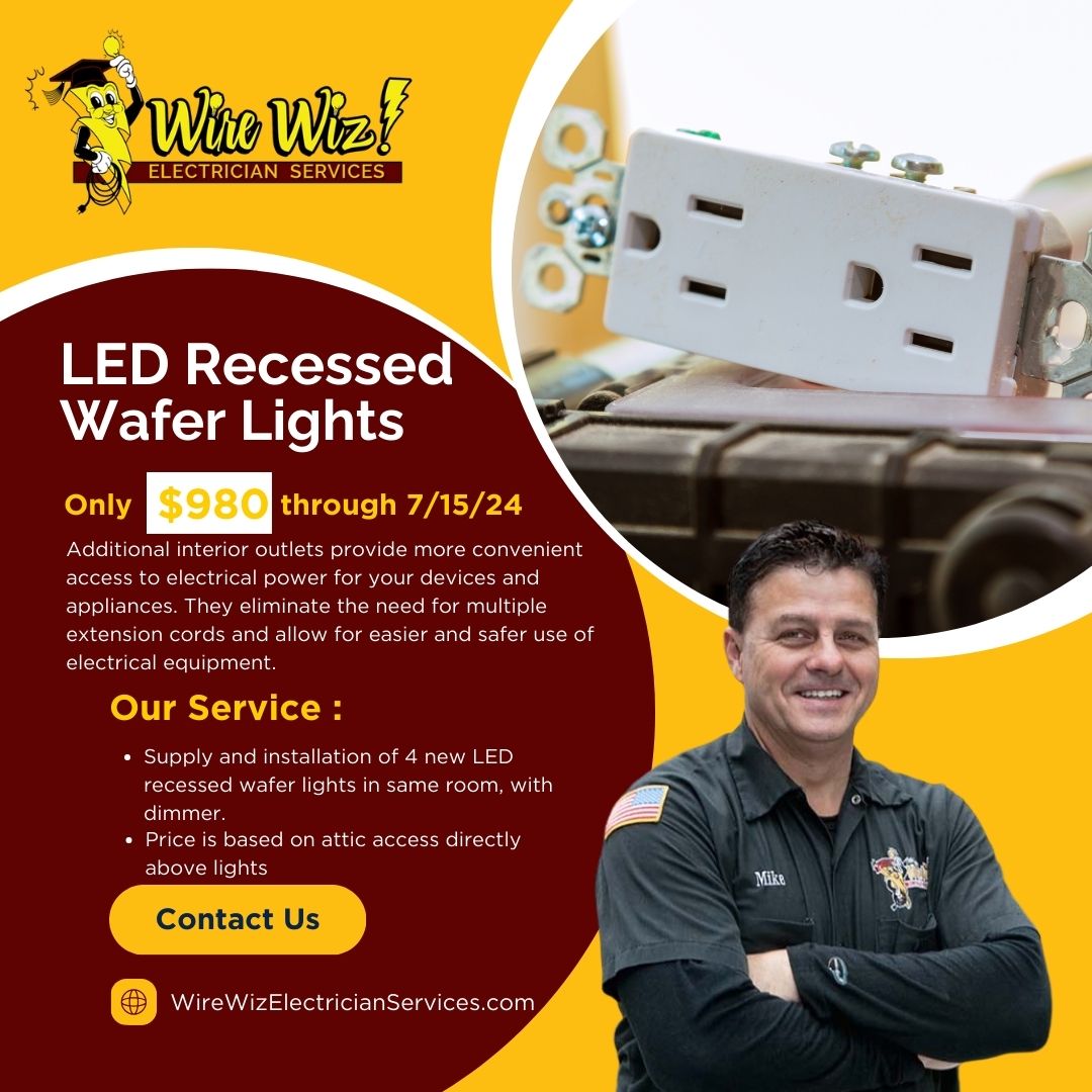 June special: LED Recessed Wafer Lights Installation